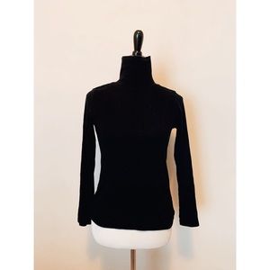 MUJI black turtle neck S